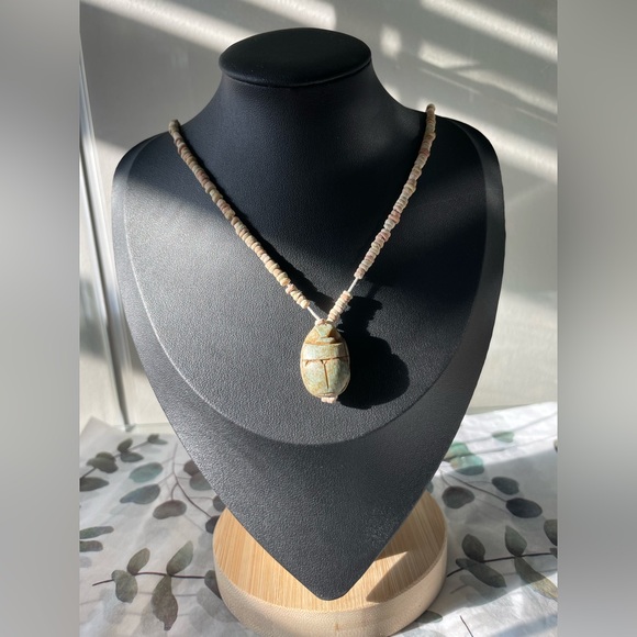 Scarab Beetle Necklace - Picture 13 of 16